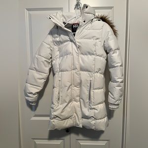 White Helly Hanson Parka/Puffer jacket size small
